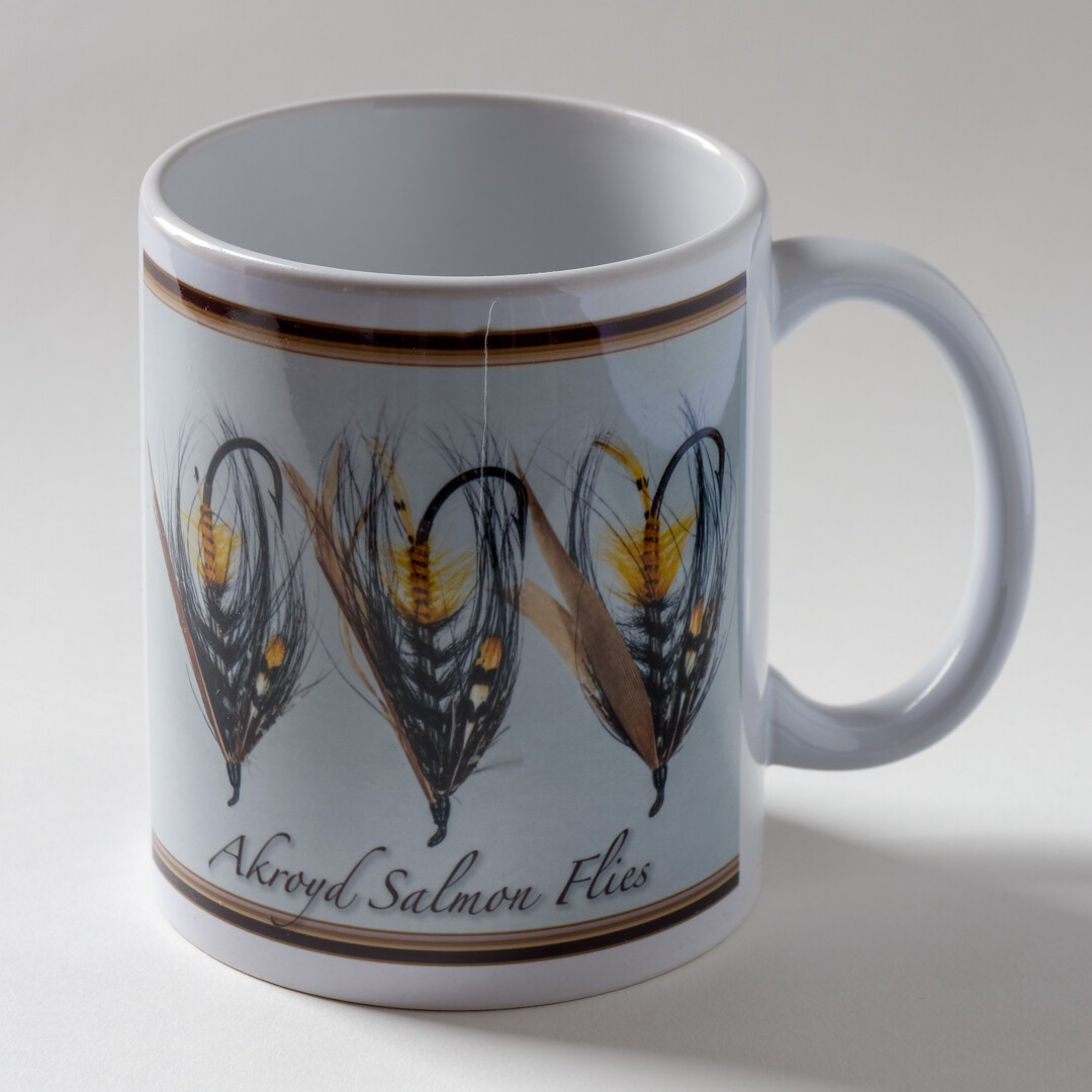 Akroyd Salmon Fly Mug - Triple Version 1