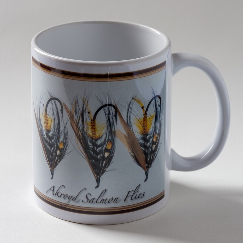 Akroyd Salmon Fly Mug - Triple Version 1