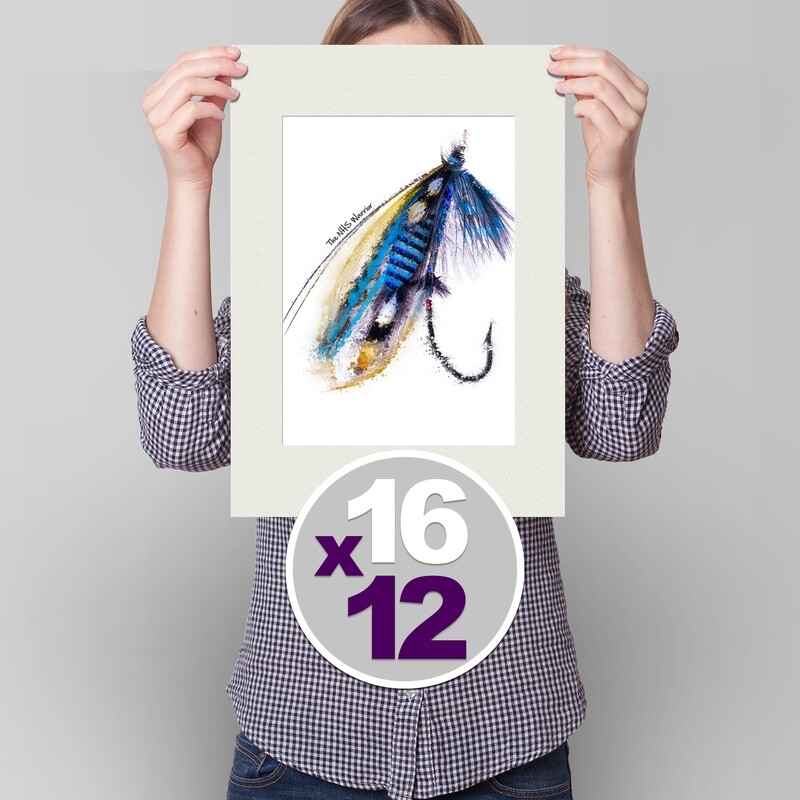 NHS Warrior Fly - 16x12 Mounted Print