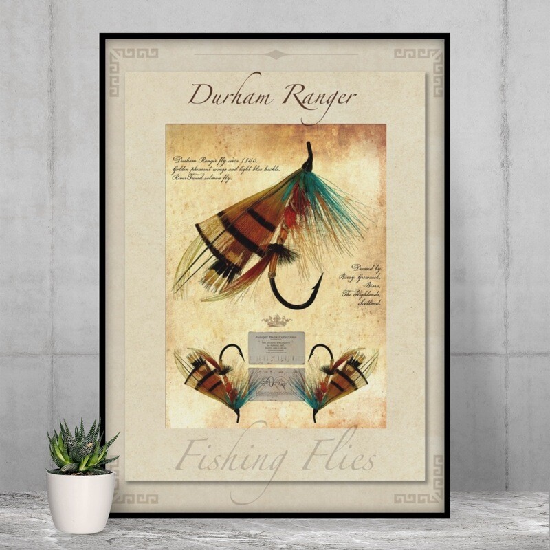 Durham Ranger Salmon Fly - High Quality Vintage-Style Print