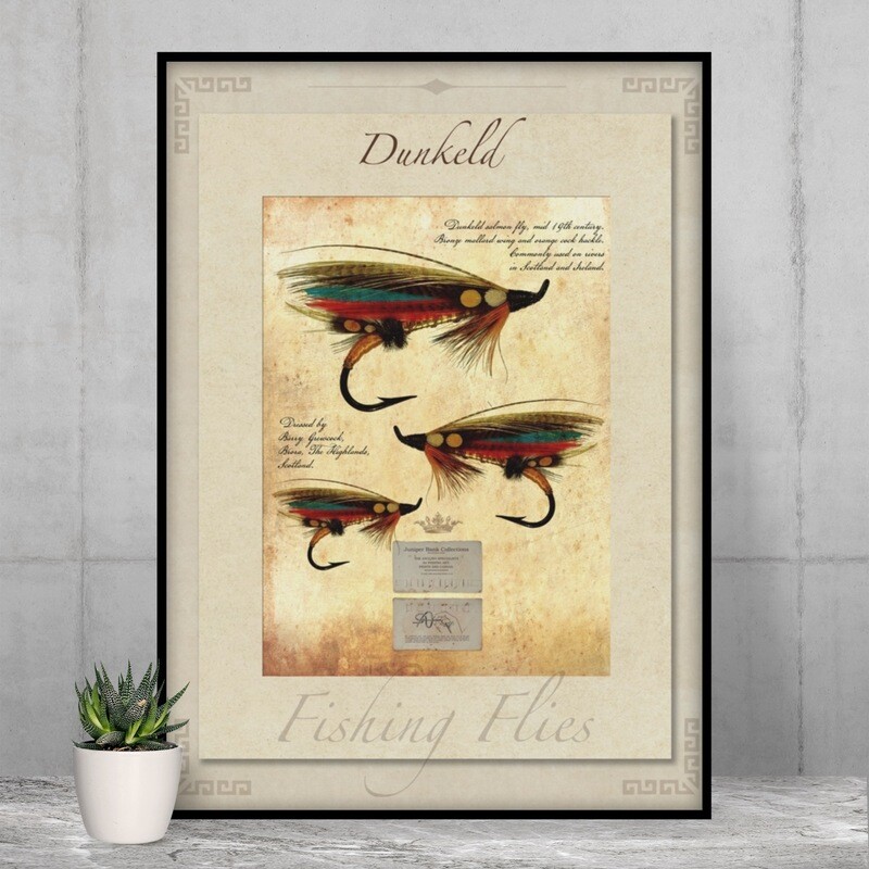 Dunkeld Salmon Fly - High Quality Vintage-Style Print