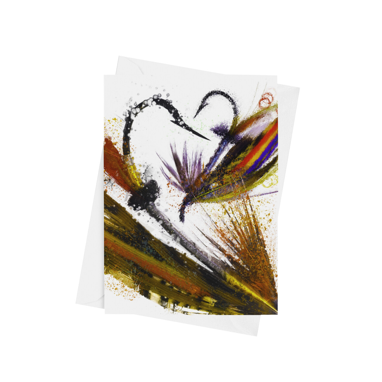 Charlie Miller and Dusty Miller Fishing Flies - Luxury Art Greetings Cards A6 (5.8&quot;x4.1&quot;) - 5 Pack