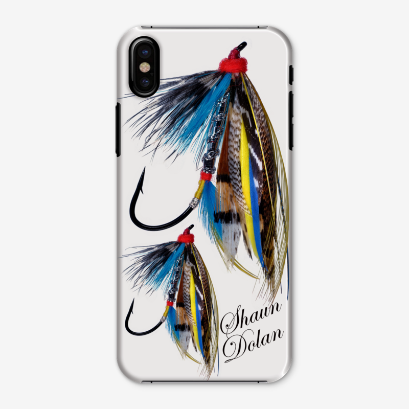 Silver Doctor Fishing Fly - Personalised Phone Case V.1