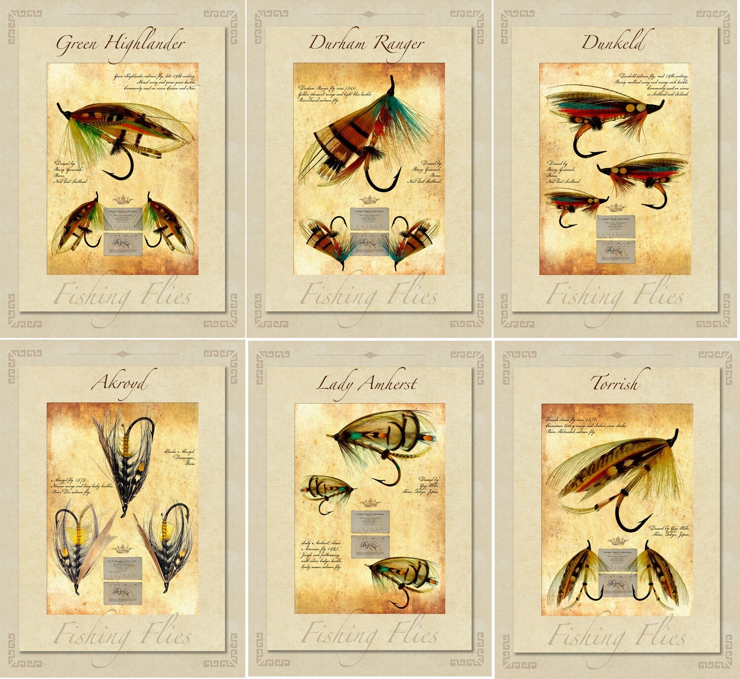 Famous Flies - Vintage Print Collection