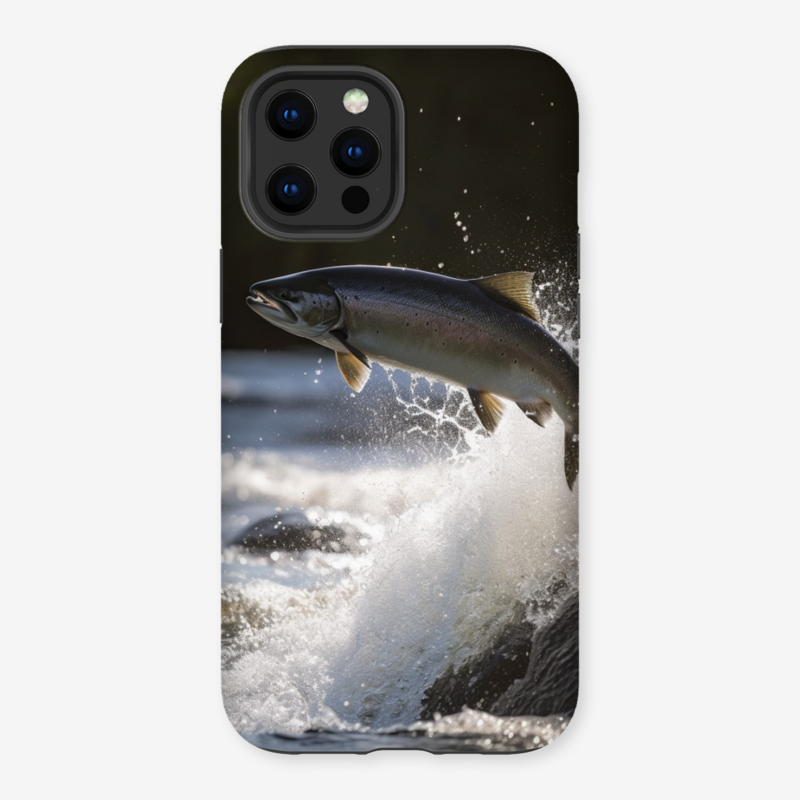 Salmon Leaping - Phone Case V.3 - Can Be Personalised