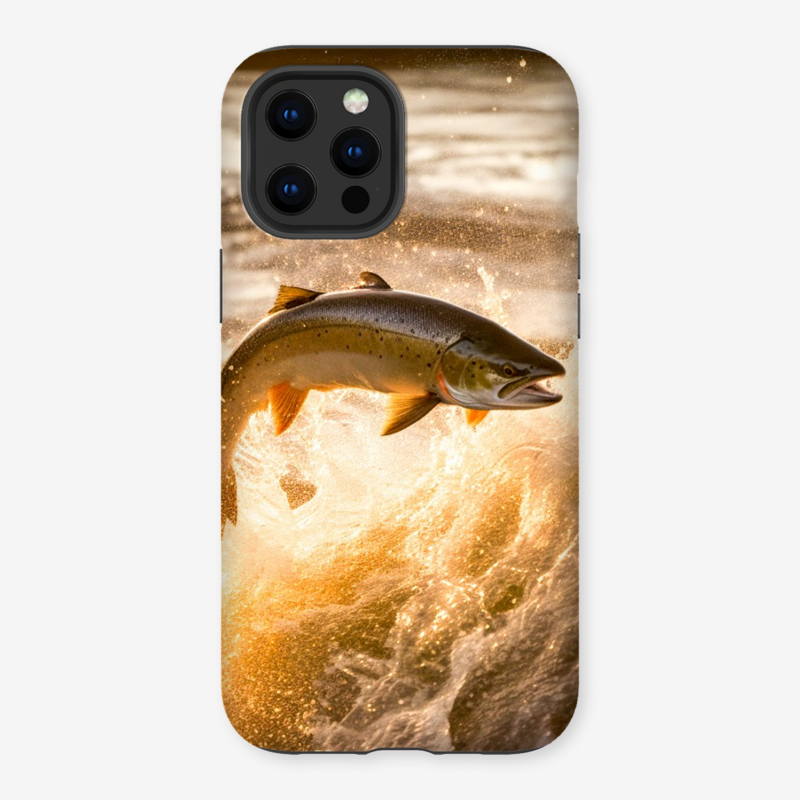 Salmon Leaping - Phone Case V.2 - Can Be Personalised