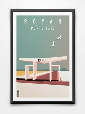 Affiche - La porte 1950 - Royan