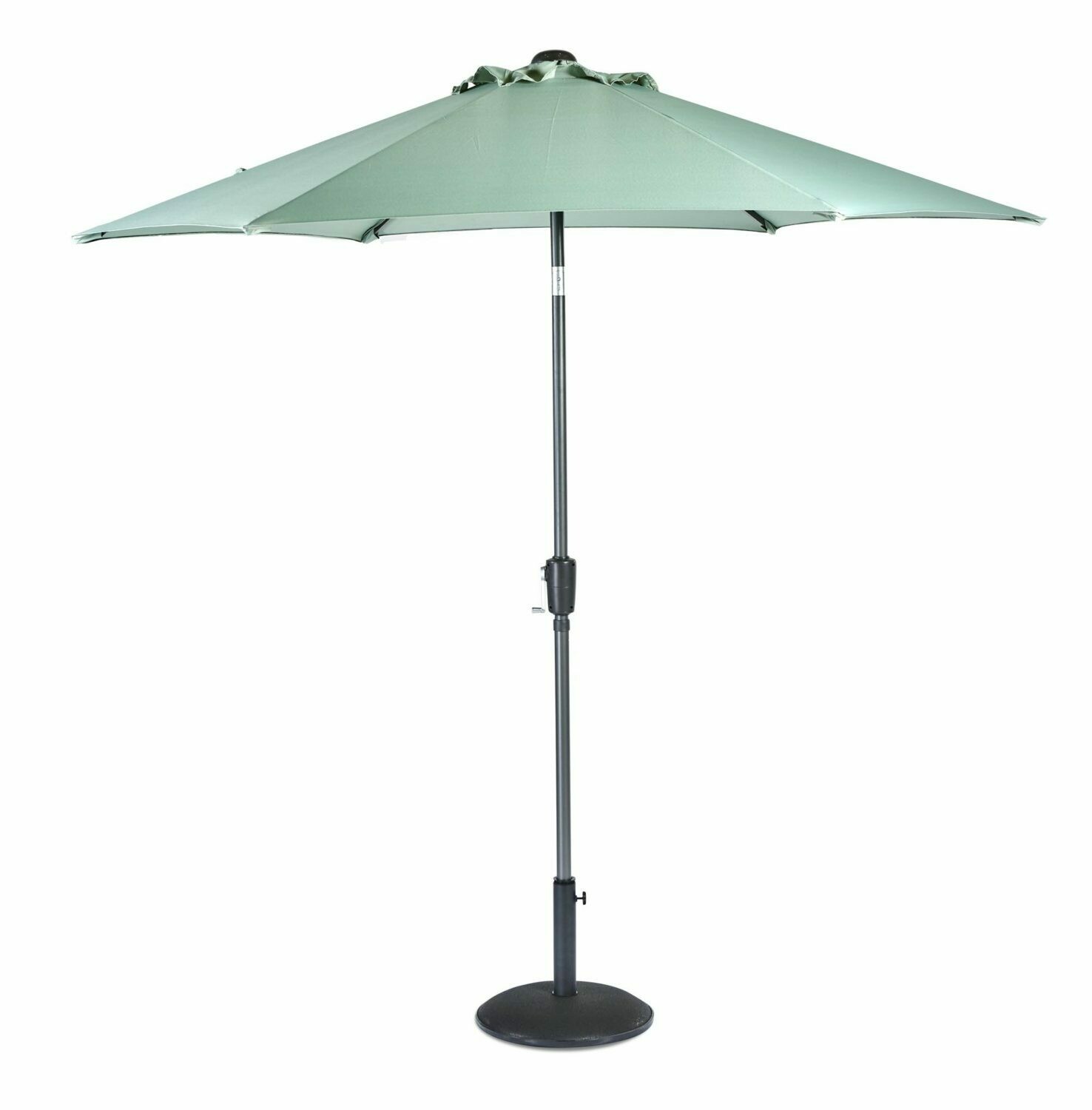 Riviera Parasol Old Green (Grey Pole) - 2.5m 