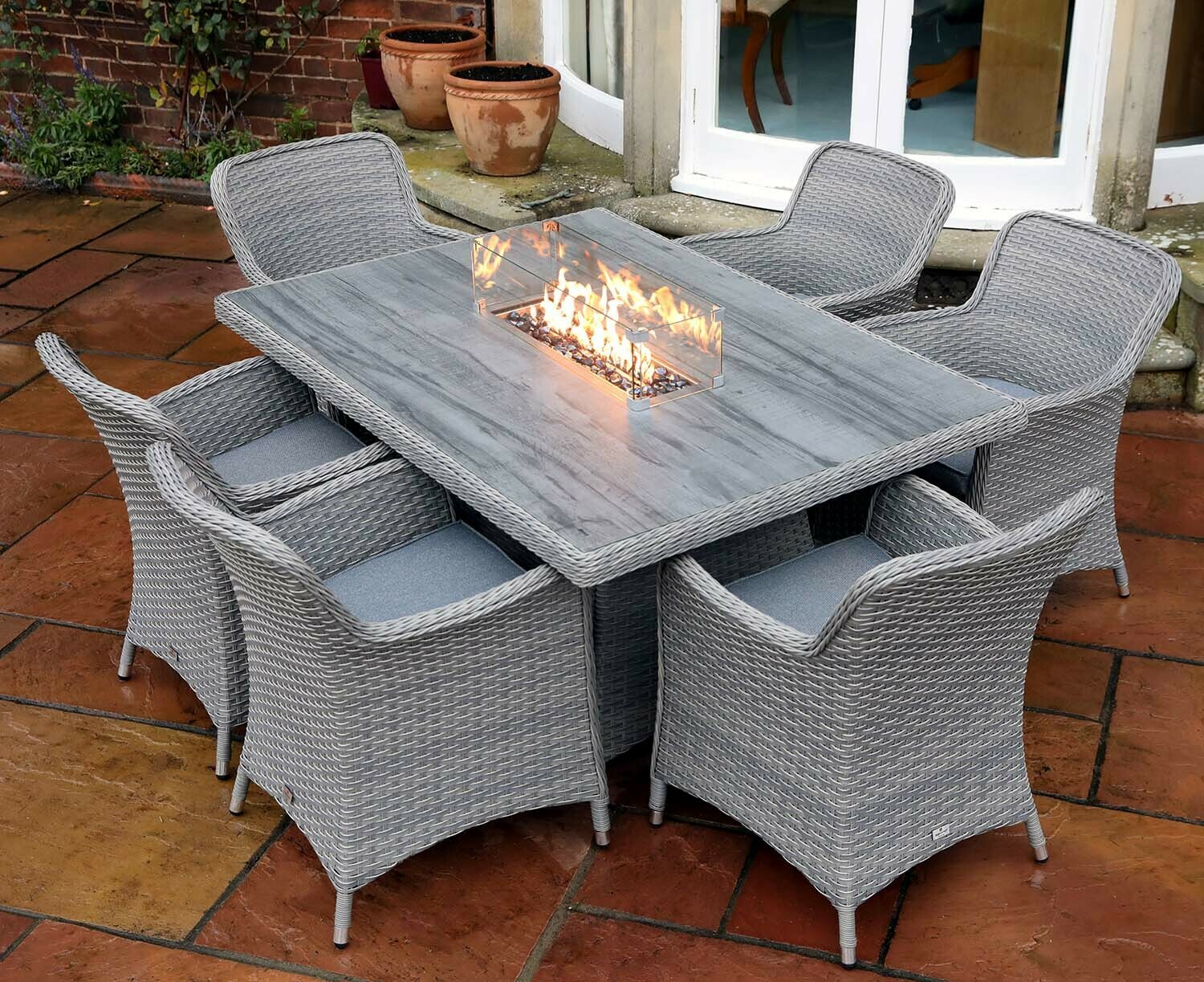 CATALAN SIX SEAT FIREPIT SET WAS £2095 NOW £1695