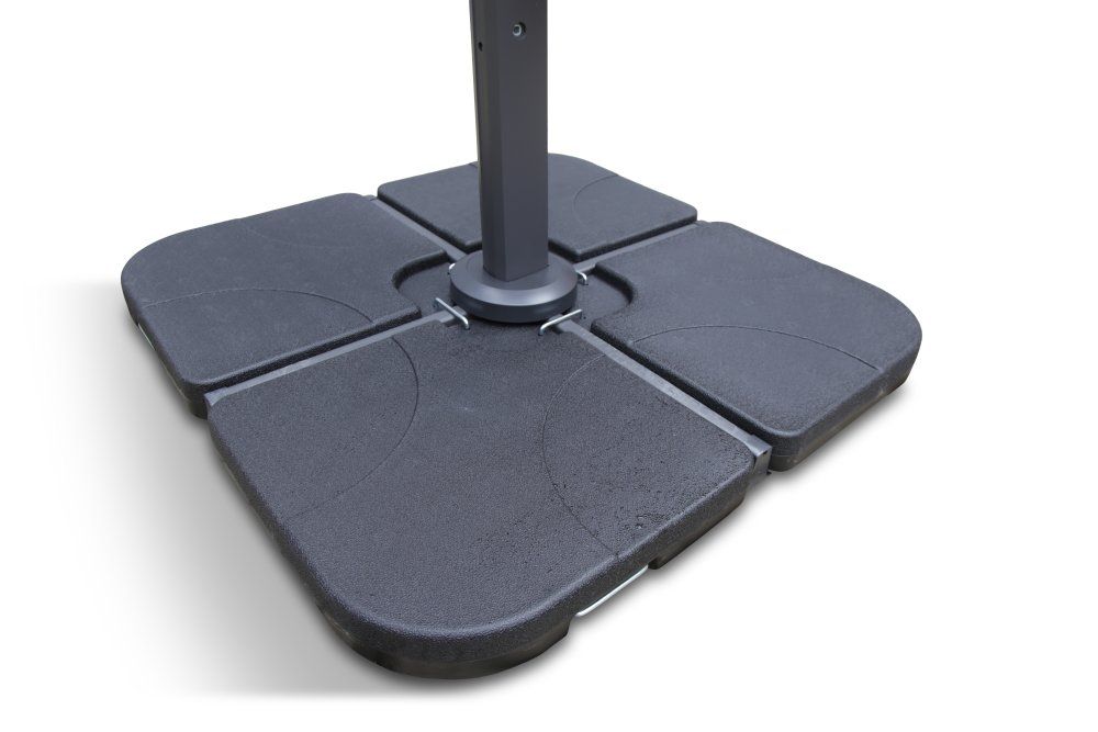 Fillable Cantilever Parasol Base - Square