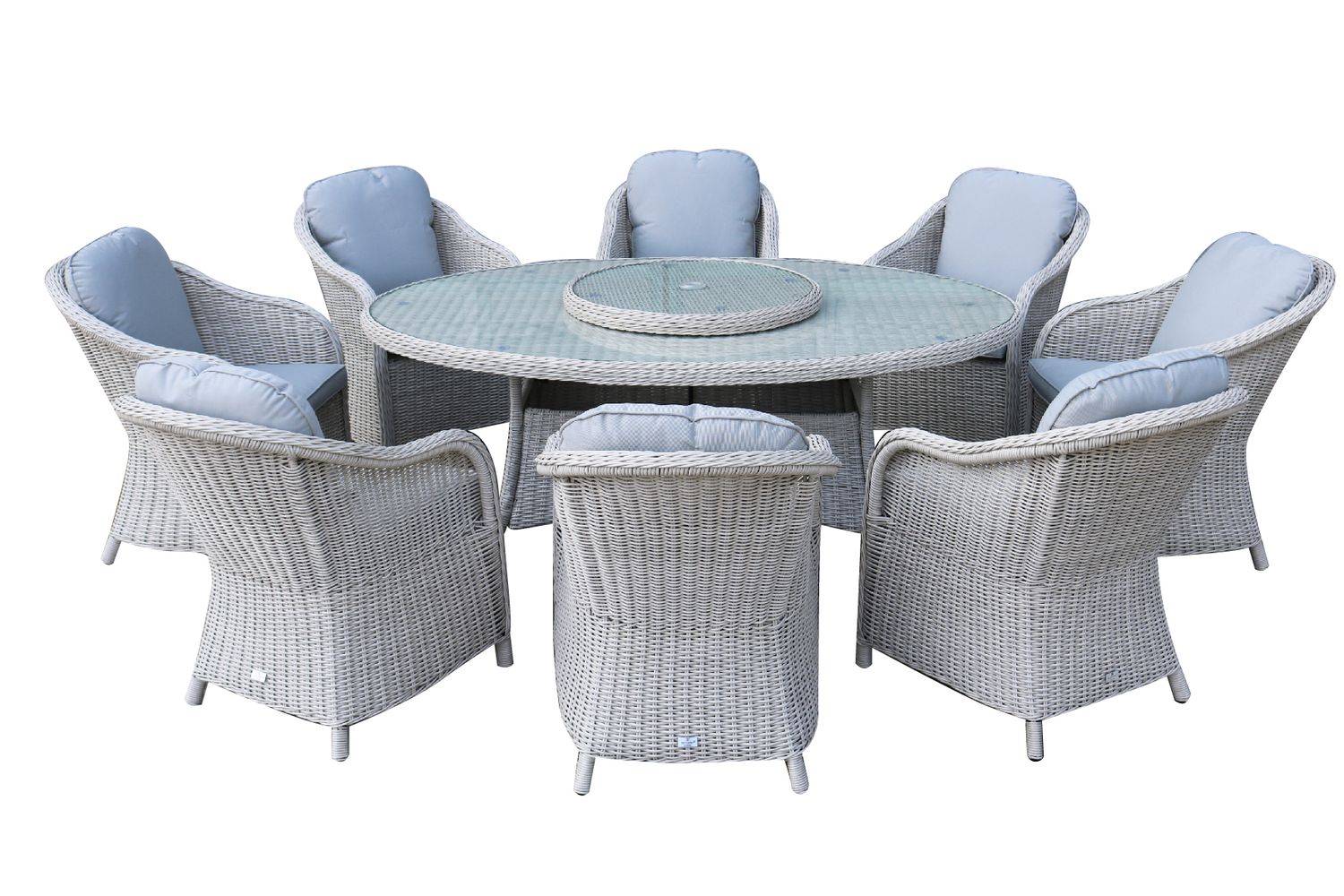 Torino 8 Seat 180x120cm Oval Dining Set Torino 8 Seat 180x120cm Oval Dining Set