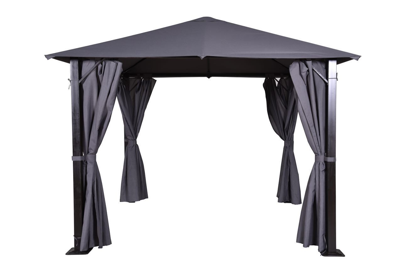 Supremo Marbella Gazebo With Side Curtains 3x4m (Taupe)