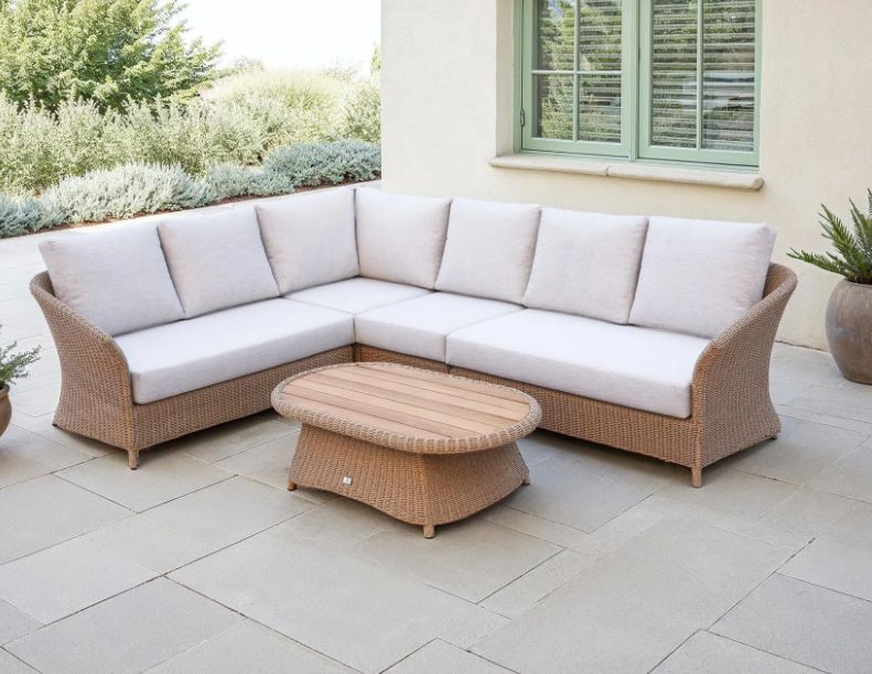 Cornell Corner Modular Set with 120x65cm Elliptical Coffee Table