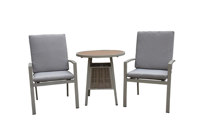 Crosby 2 Seat 70cm Round Bistro Set