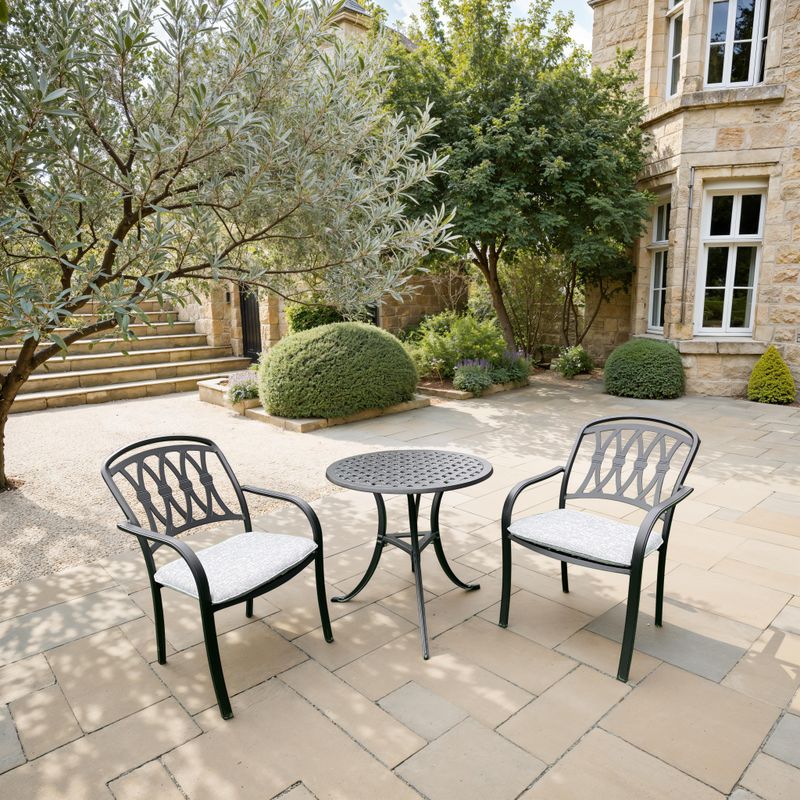 Nerano 2 Seat 70cm Round Bistro Set