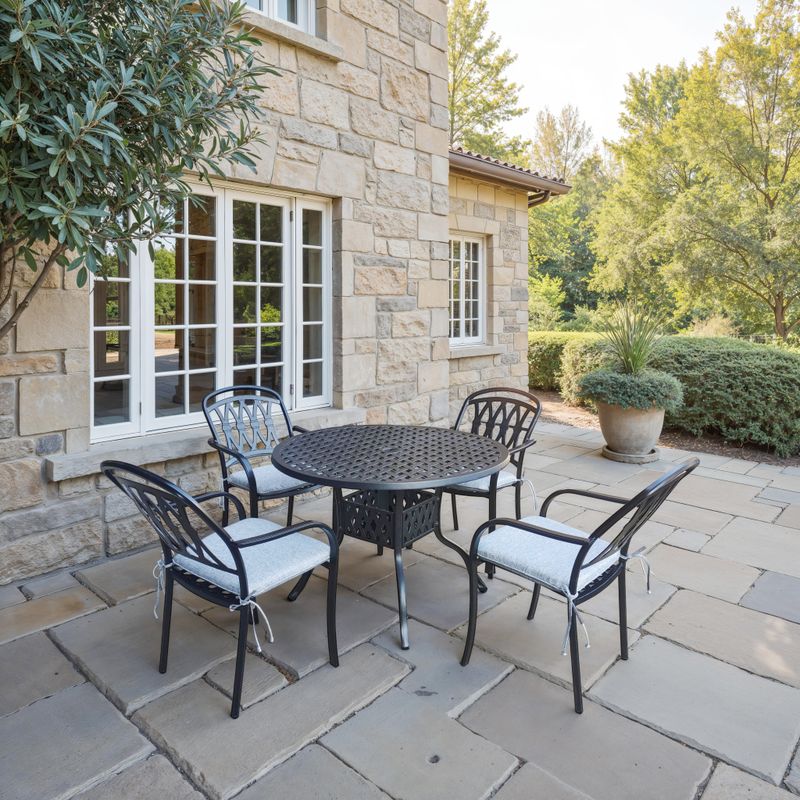 Nerano 4 Seat 110cm Round Dining Set