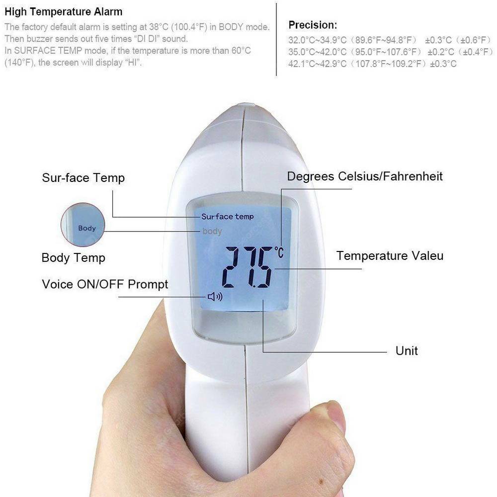 Infrarotthermometer Fieberthermometer kontaktlos
