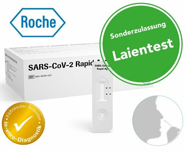 Roche SARS-CoV-2 Antigen Patiententest 25 Stück