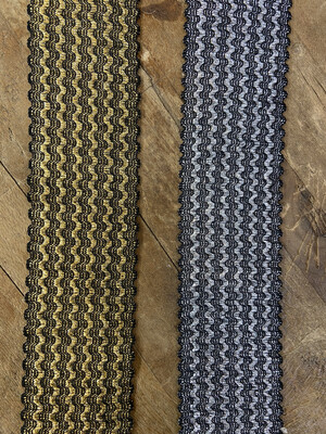 Elastico Alto Nero e Lurex