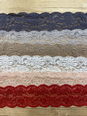 Pizzo Elasticizzato 6 cm