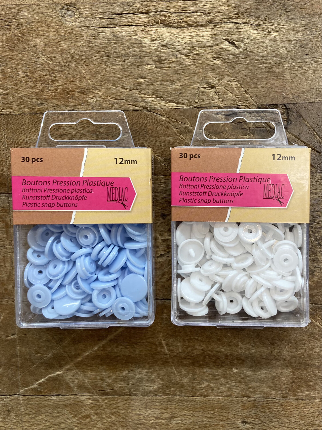 Bottoni a Pressione in Plastica