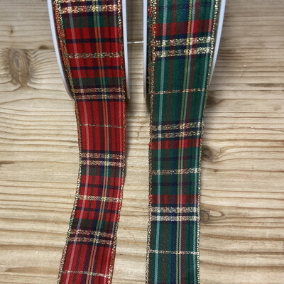 Nastro Tartan/Lurex Basso