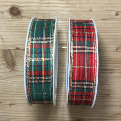 Nastro Tartan/Lurex Basso