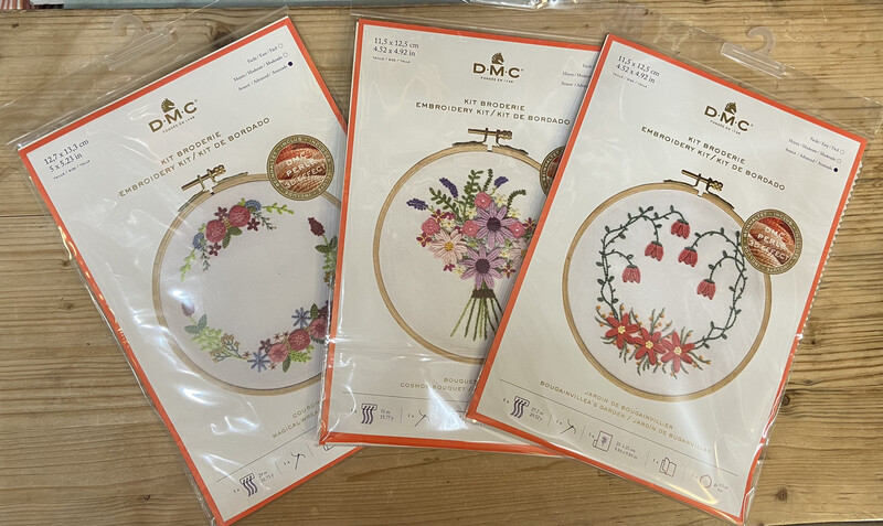 Kit ricamo libero Perlé con telaio