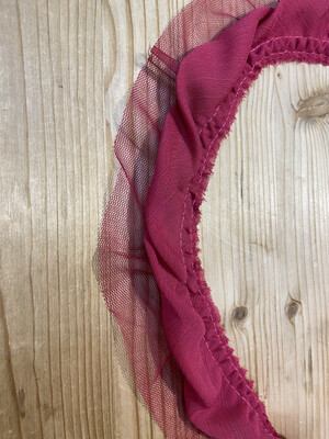 Rouches Fucsia Tulle e Organza