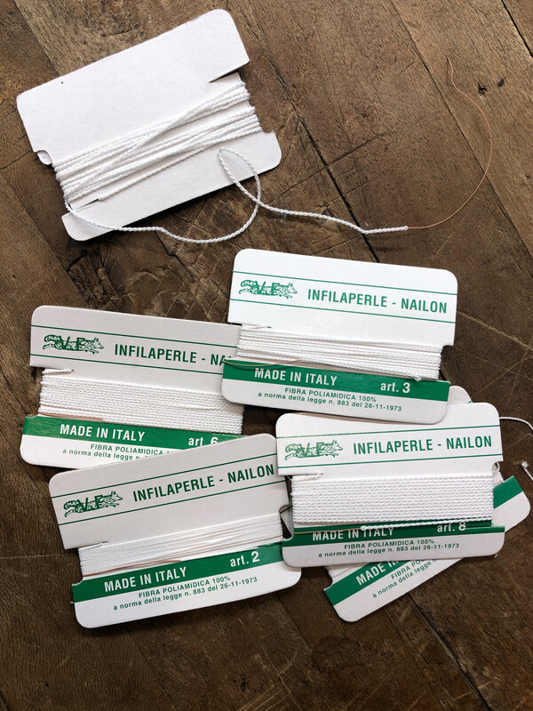 Infilaperle Nylon Bianco
