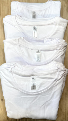 T-shirt Tinta Unita Bianco