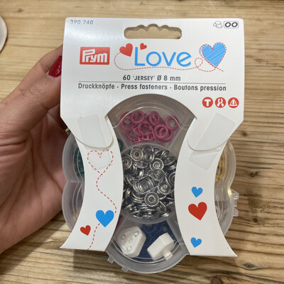 Set di Automatici a pressione per jersey Prym Love