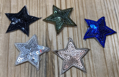 Applicazione Stella Piccola Paillettes