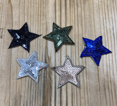 Applicazione Stella Piccola Paillettes
