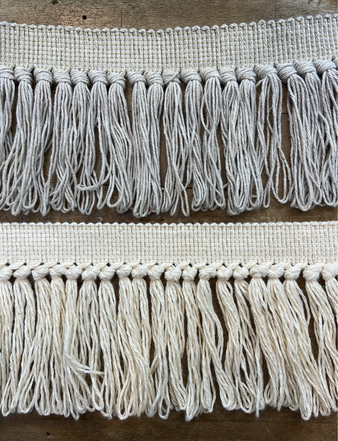 Frangiona Cotone Doppio Labbro con Nodini