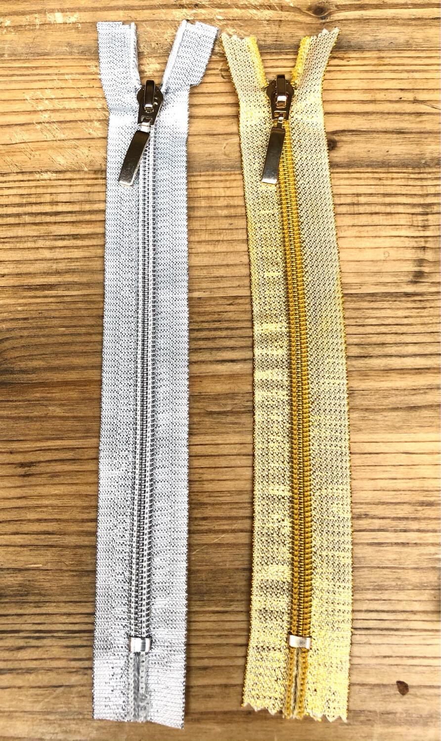 Zip 20 cm Lurex