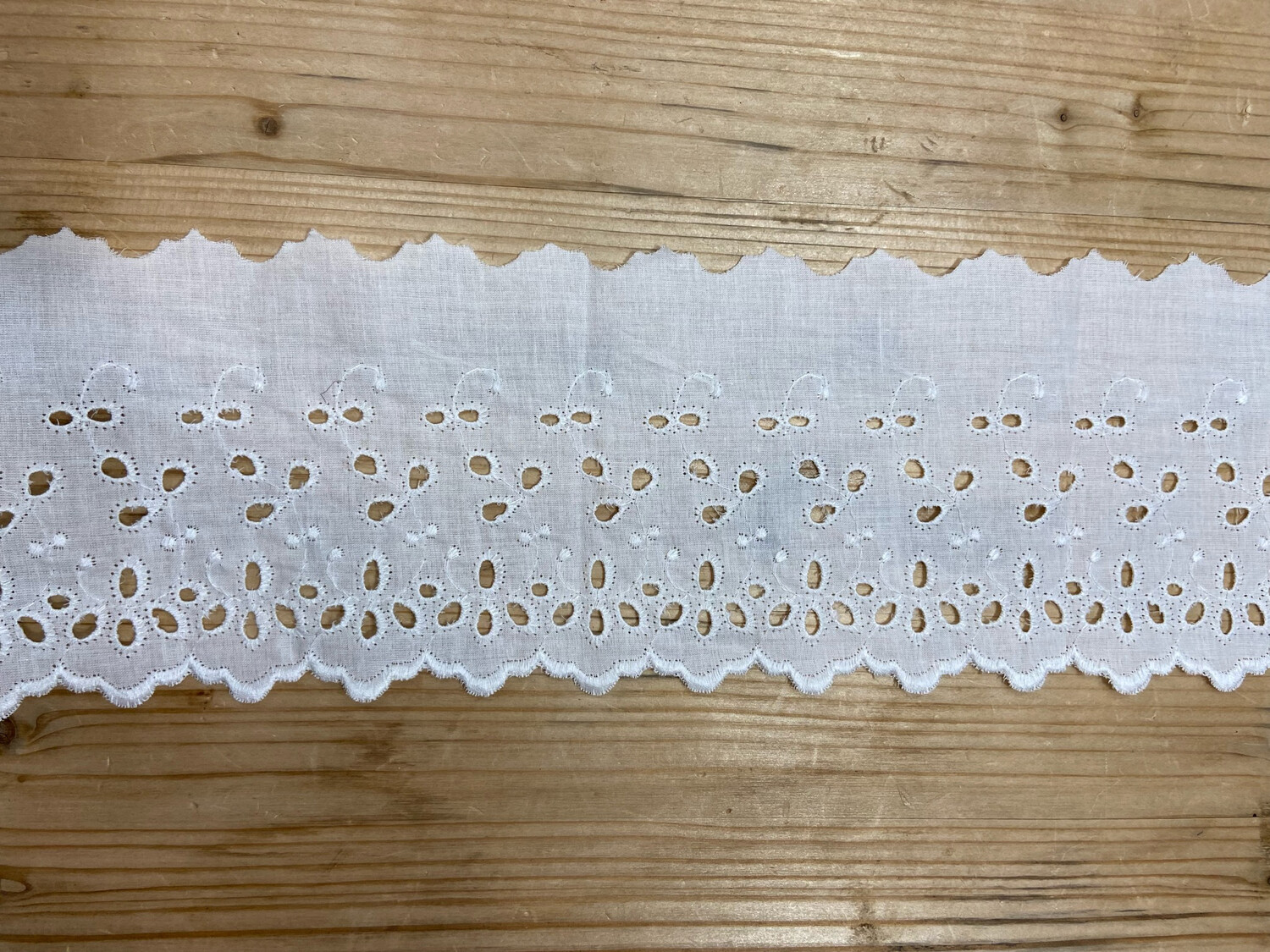 Pizzo Sangallo Bianco 10 cm