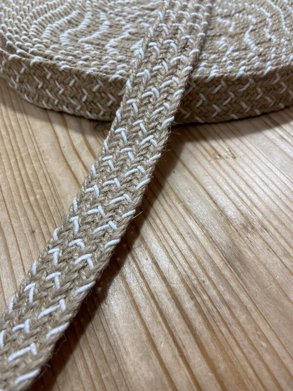 Bordo Piatto Treccia Juta