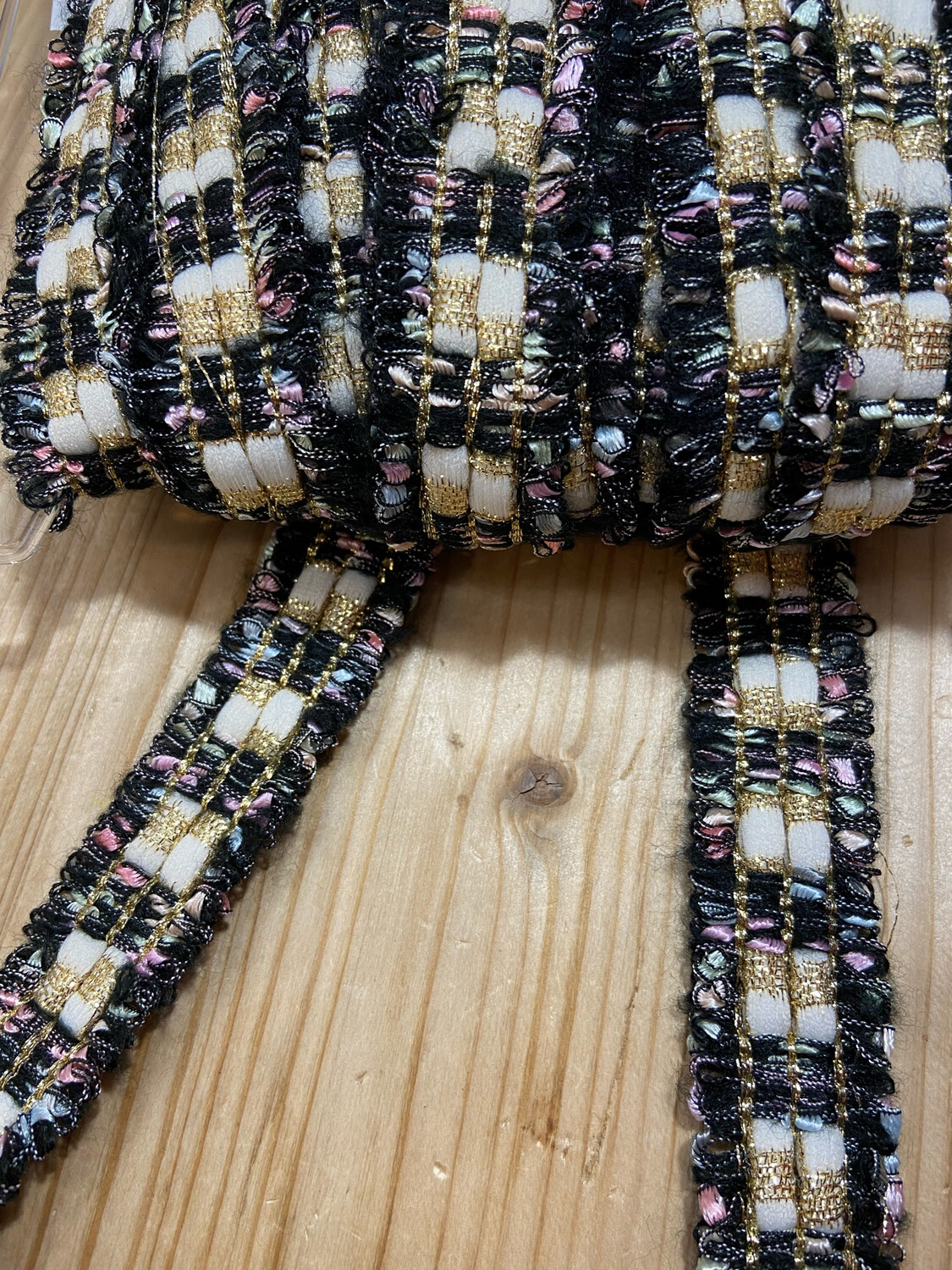 Bordo Chanel Nero e Panna
