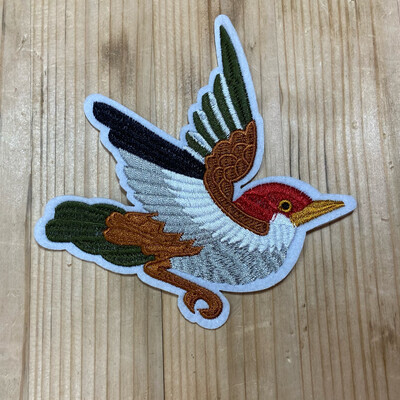 Applicazione Uccello Ricamato Applicazione Uccello Ricamato