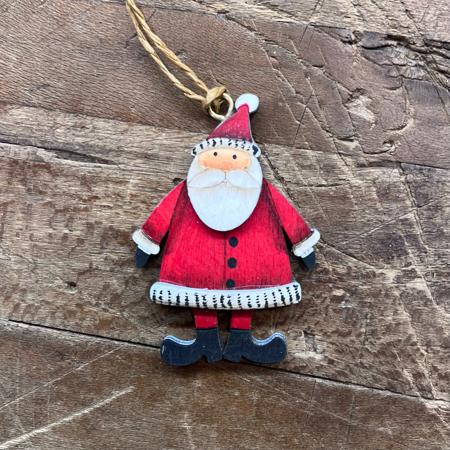 Addobbi Natale in Legno, personaggio: Babbo Natale
