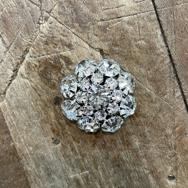 Bottone gioello strass