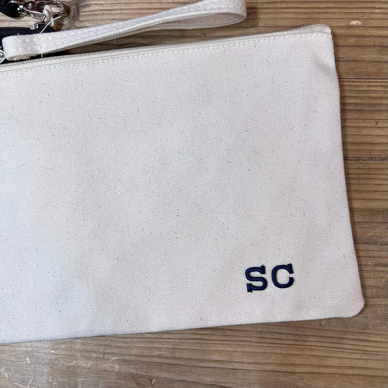 Pochette Cotone personalizzata con iniziali termoadesive