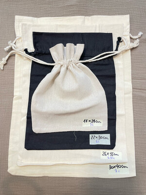 Sacchetti Cotone Coulisse 35x50