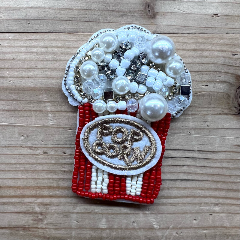 Applicazione Pop Corn con strass