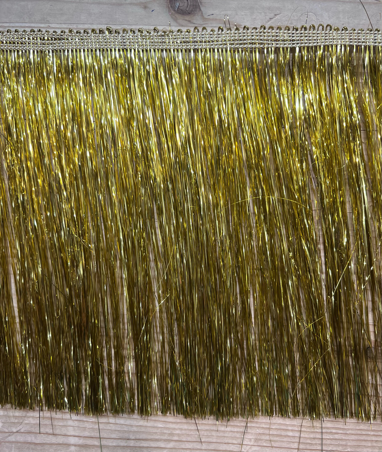 Frangia Lurex h.21cm, Colore: Oro