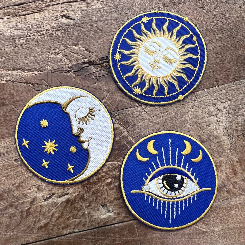 Applicazione Mistica Occhio base blu