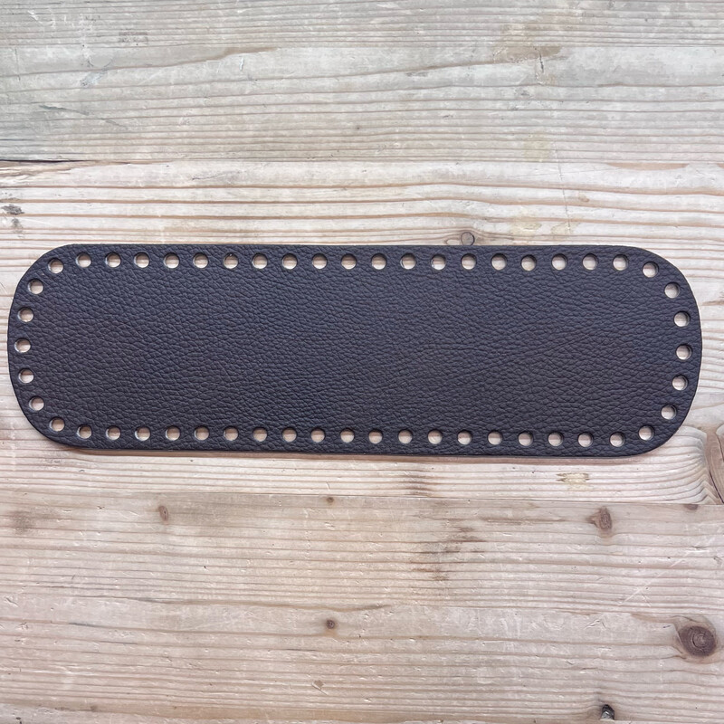 Base per Borsa in Pelle Ovale 32x10 cm