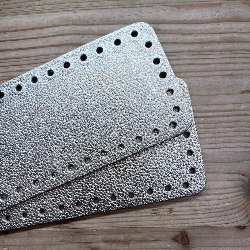Base per Borsa in Pelle Rettangolare 22X8 cm