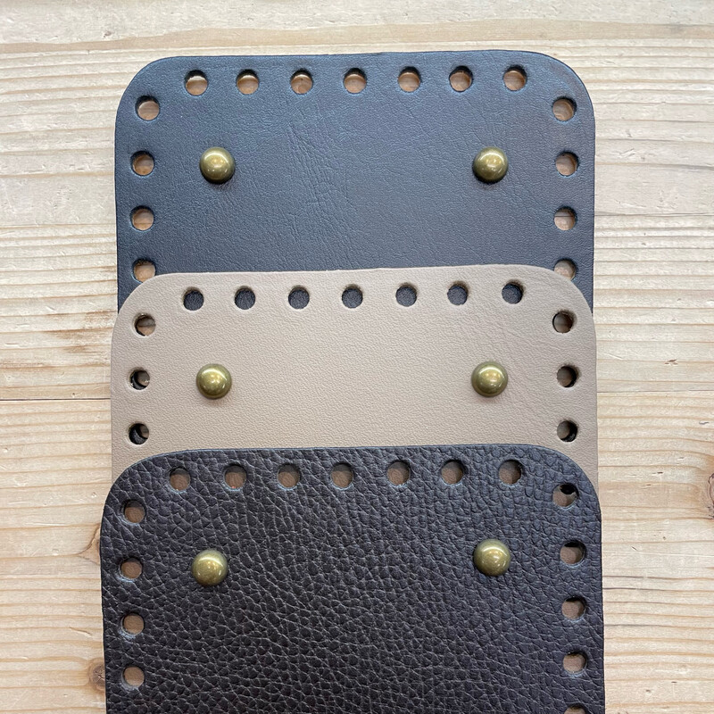 Base per Borsa in Pelle Rettangolare 24X14 cm